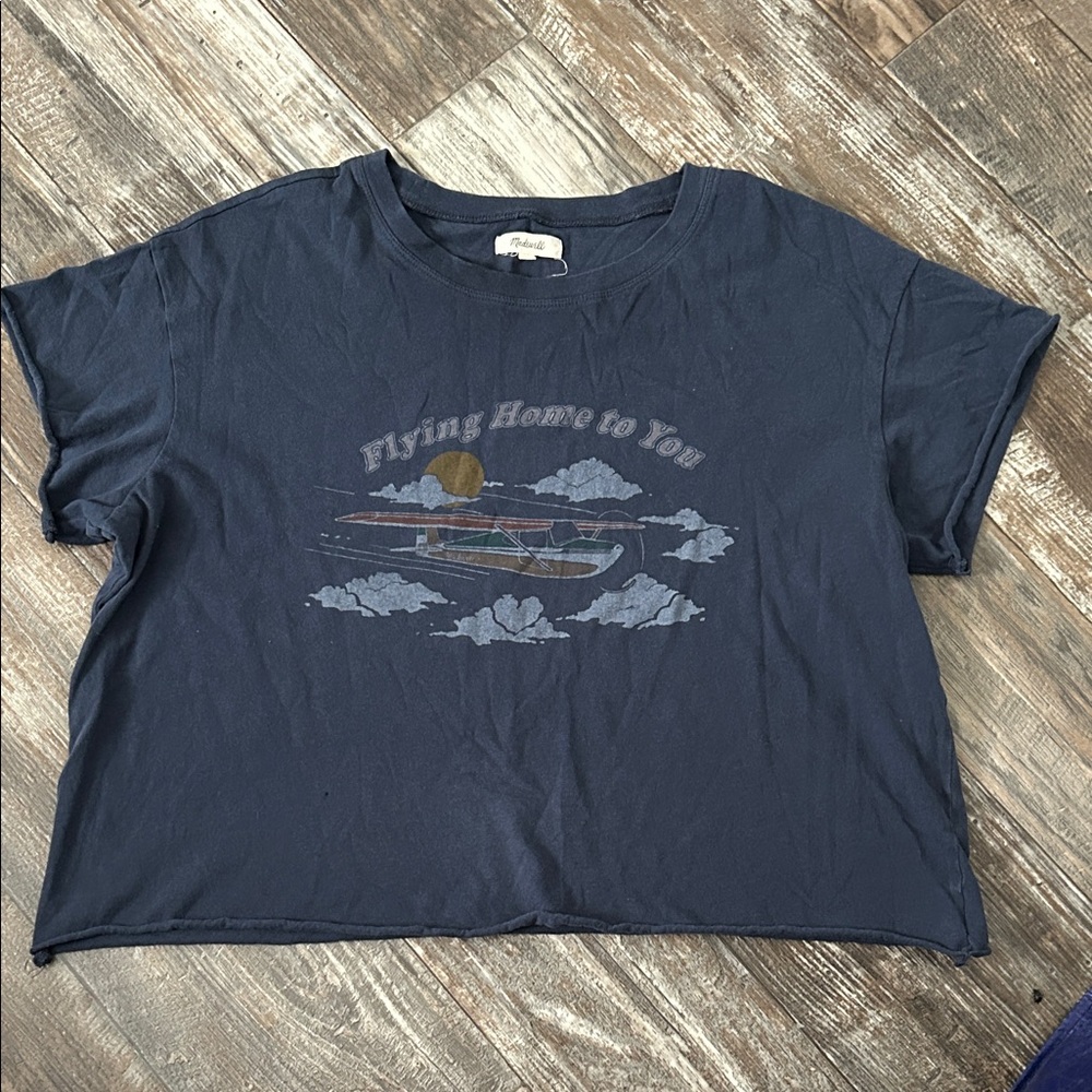 Madewell Navy Graphic Tee